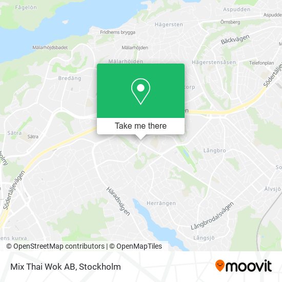 Mix Thai Wok AB map