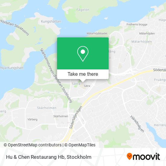 Hu & Chen Restaurang Hb map