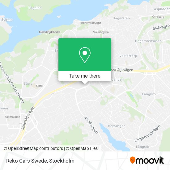 Reko Cars Swede map