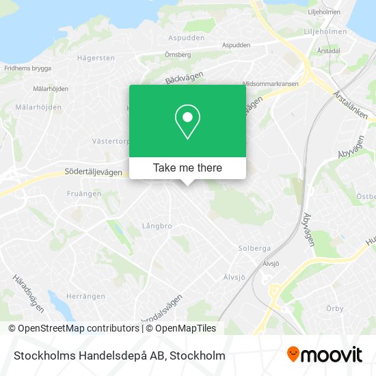 Stockholms Handelsdepå AB map