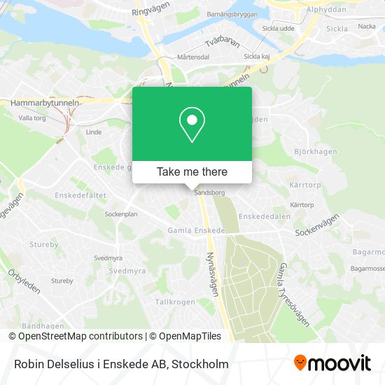 Robin Delselius i Enskede AB map