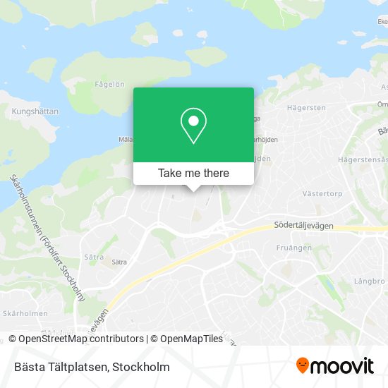 Bästa Tältplatsen map