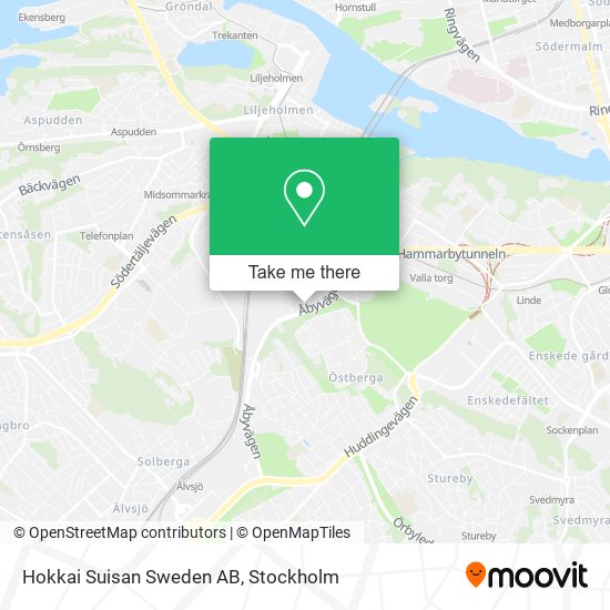 Hokkai Suisan Sweden AB map