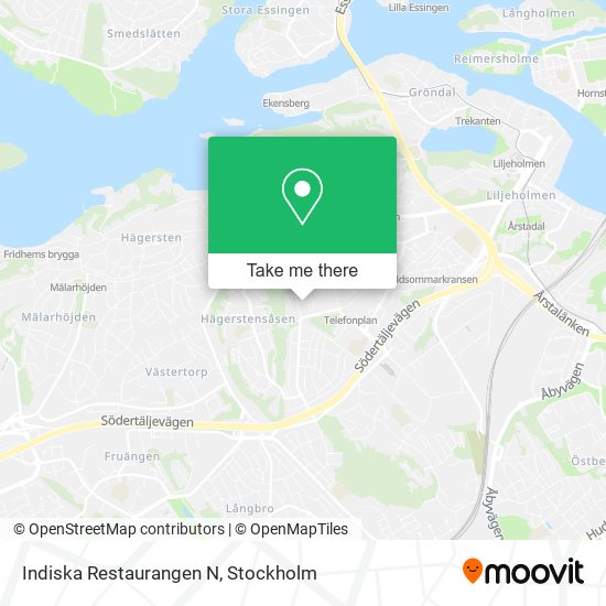 Indiska Restaurangen N map