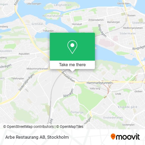 Arbe Restaurang AB map