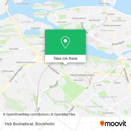 Hsb Bostadsrat map