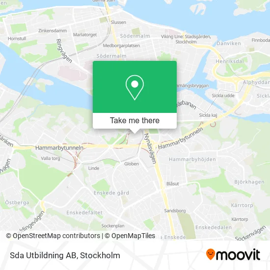 Sda Utbildning AB map