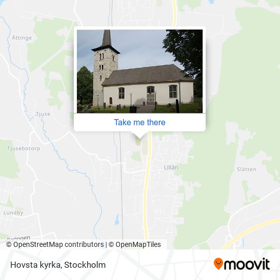Hovsta kyrka map
