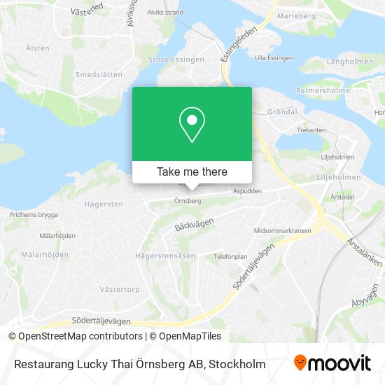 Restaurang Lucky Thai Örnsberg AB map