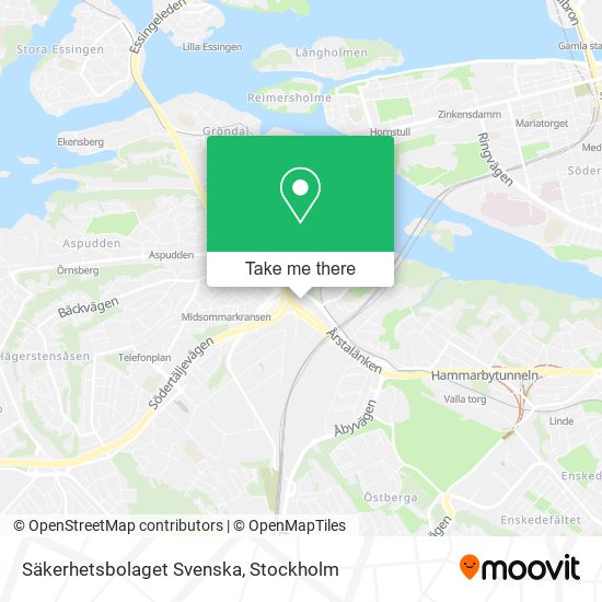 Säkerhetsbolaget Svenska map