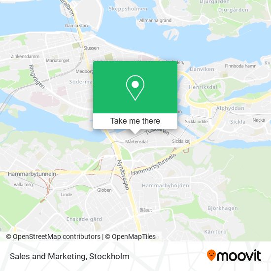 Sales and Marketing map