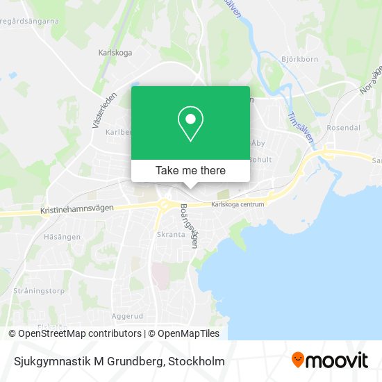 Sjukgymnastik M Grundberg map