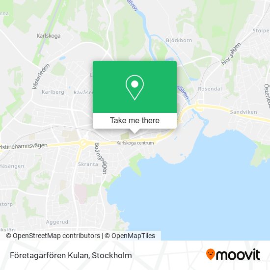 Företagarfören Kulan map
