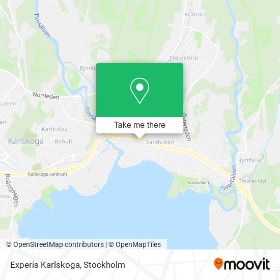 Experis Karlskoga map