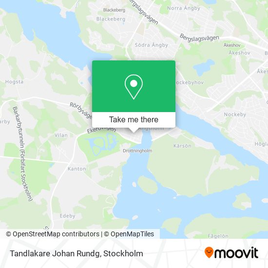 Tandlakare Johan Rundg map