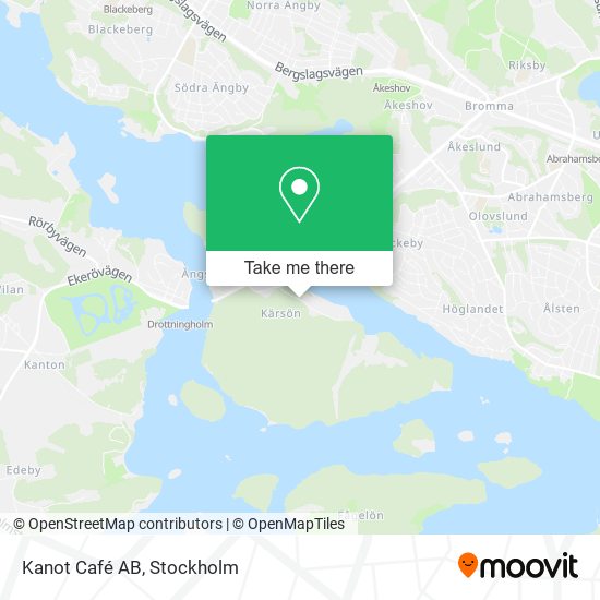 Kanot Café AB map