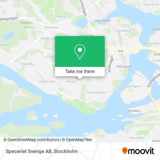 Speceriet Sverige AB map