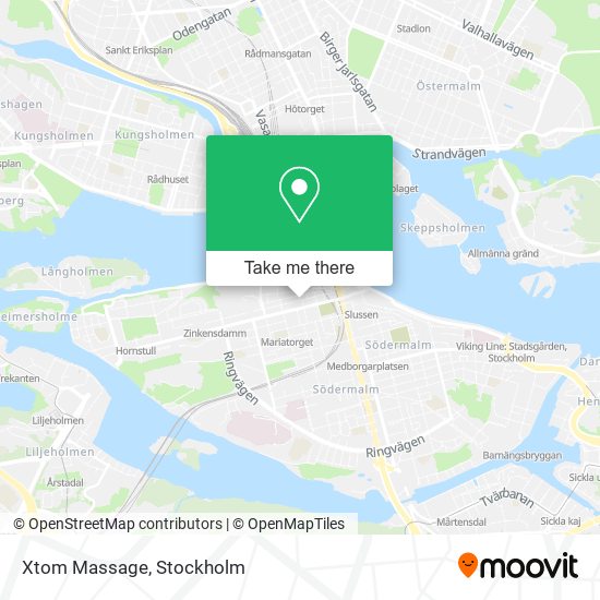 Xtom Massage map