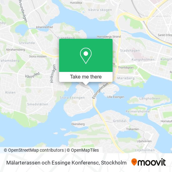 Mälarterassen och Essinge Konferensc map