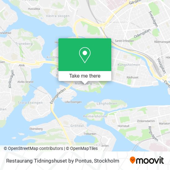 Restaurang Tidningshuset by Pontus map