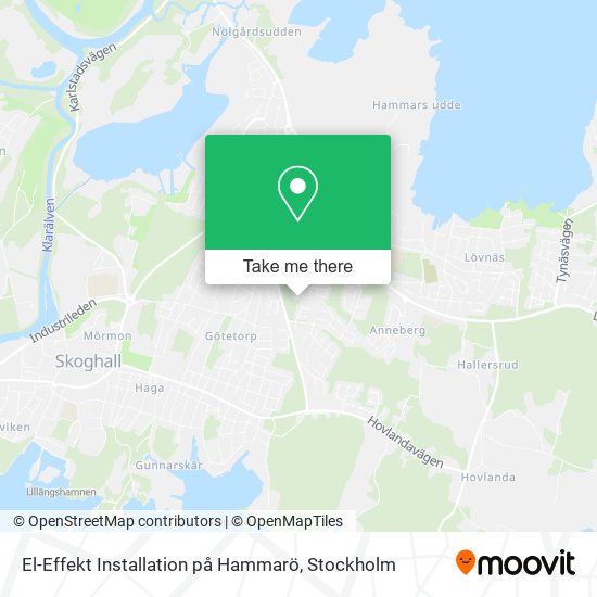 El-Effekt Installation på Hammarö map
