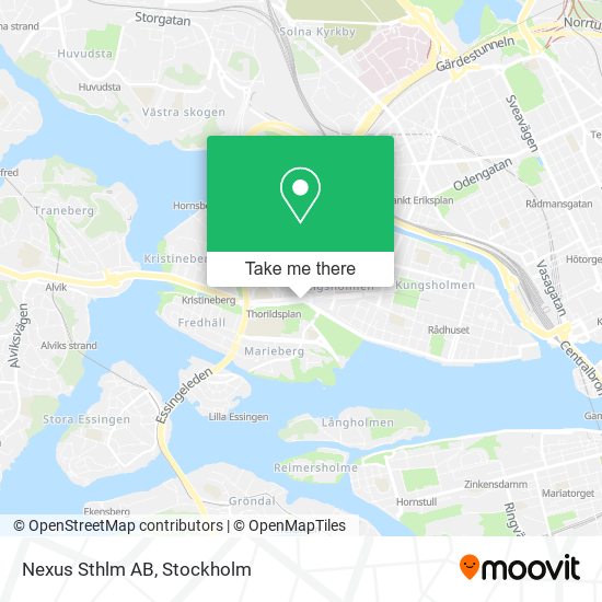 Nexus Sthlm AB map