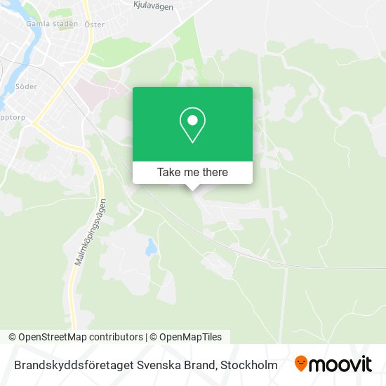 Brandskyddsföretaget Svenska Brand map