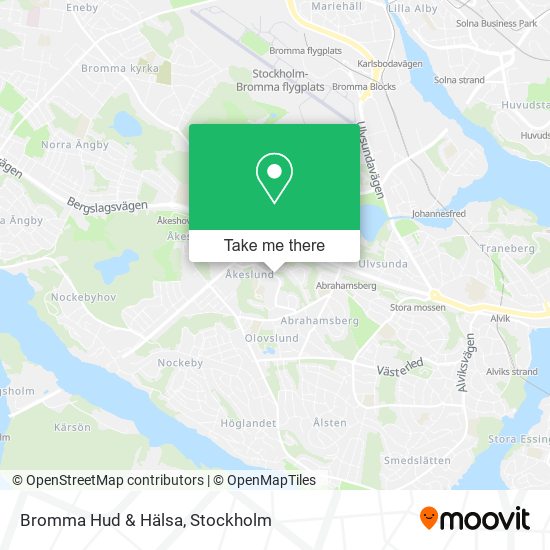 Bromma Hud & Hälsa map