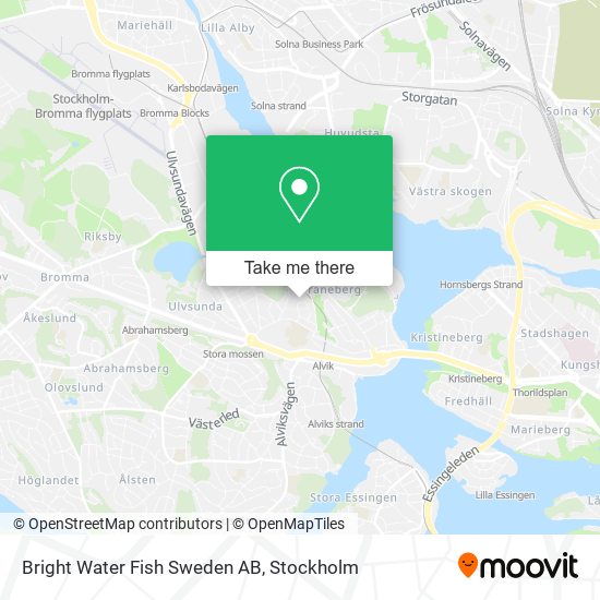 Bright Water Fish Sweden AB map