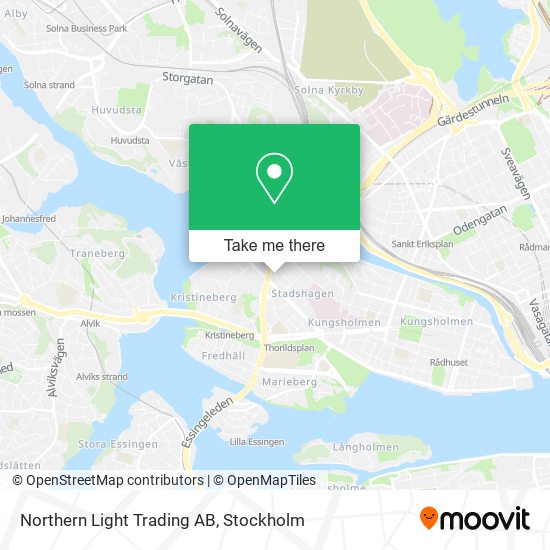 Northern Light Trading AB map