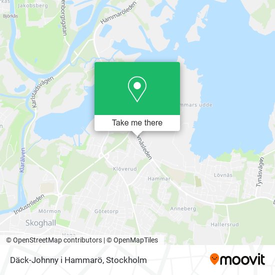 Däck-Johnny i Hammarö map