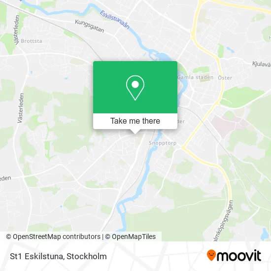 St1 Eskilstuna map