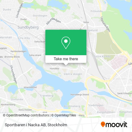 Sportbaren i Nacka AB map