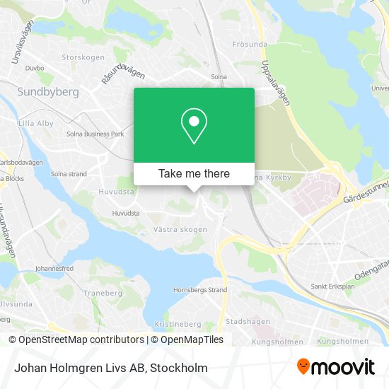 Johan Holmgren Livs AB map