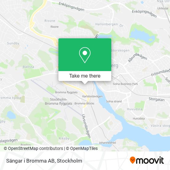 Sängar i Bromma AB map