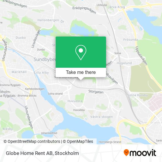 Globe Home Rent AB map