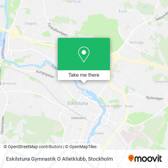 Eskilstuna Gymnastik O Atletklubb map