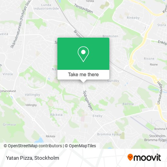 Yatan Pizza map