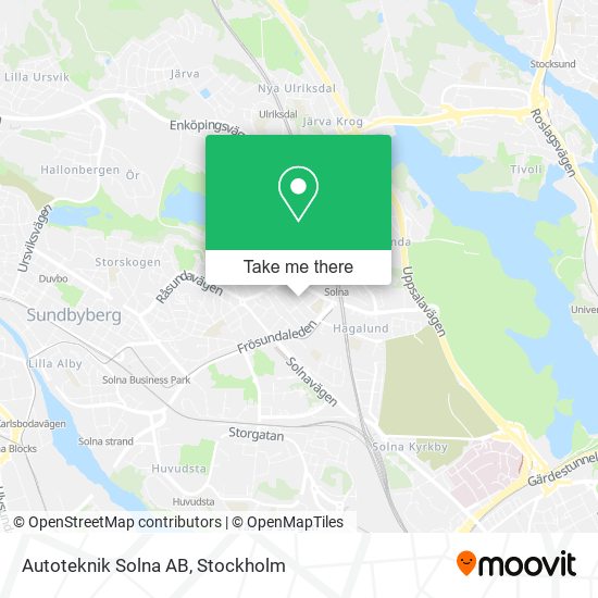 Autoteknik Solna AB map