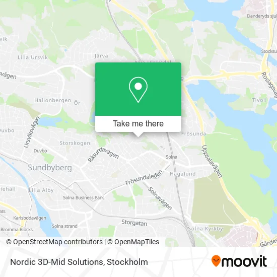 Nordic 3D-Mid Solutions map