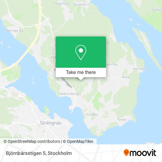 Björnbärsstigen 5 map