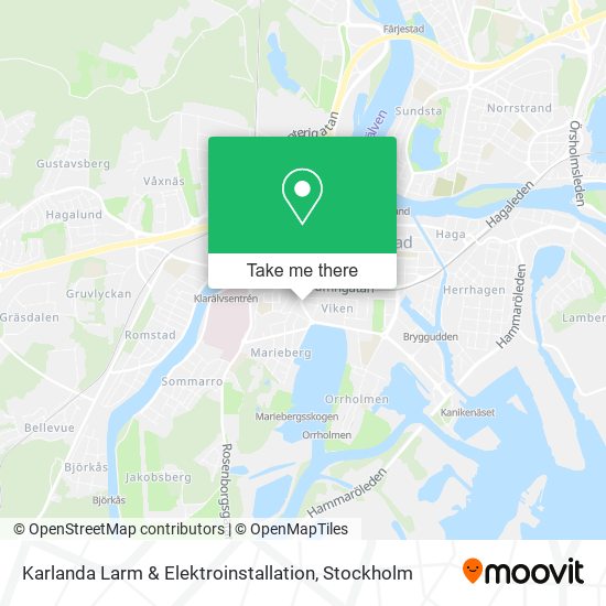 Karlanda Larm & Elektroinstallation map