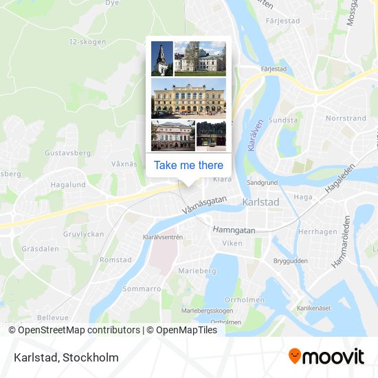 Karlstad map