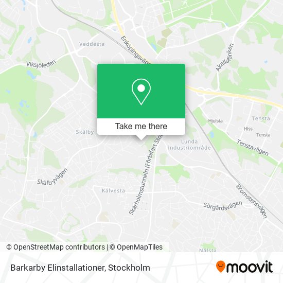 Barkarby Elinstallationer map