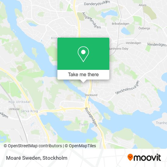 Moaré Sweden map