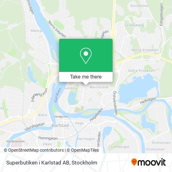 Superbutiken i Karlstad AB map