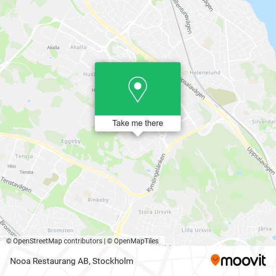 Nooa Restaurang AB map