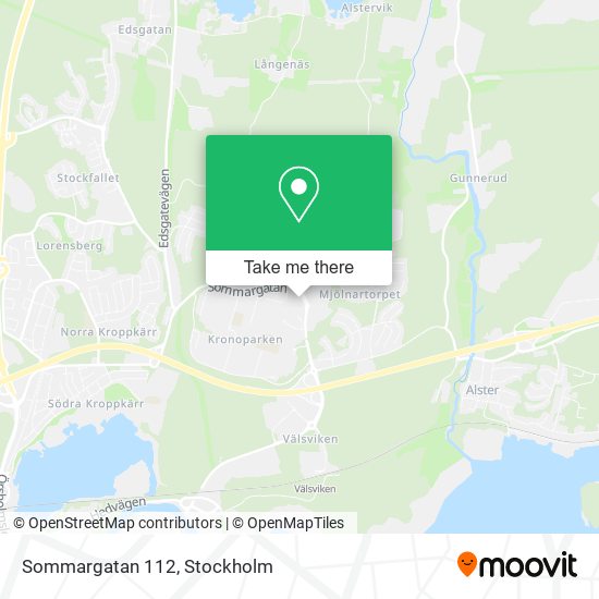 Sommargatan 112 map