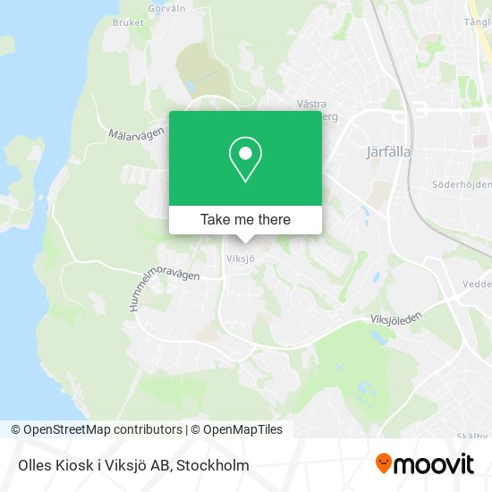 Olles Kiosk i Viksjö AB map