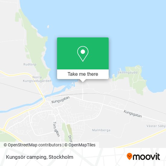 Kungsör camping map